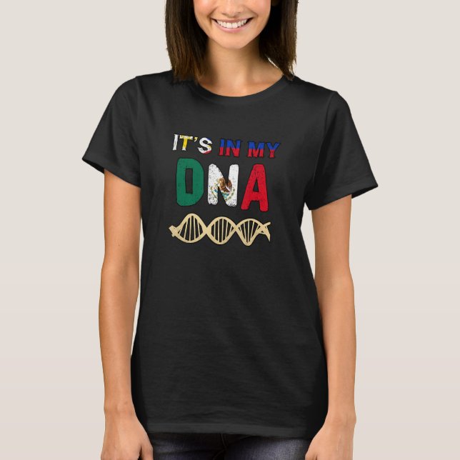 Filippinerna Mexiko Filippinsk Stolt Mexipino Mexi T Shirt (Framsida)