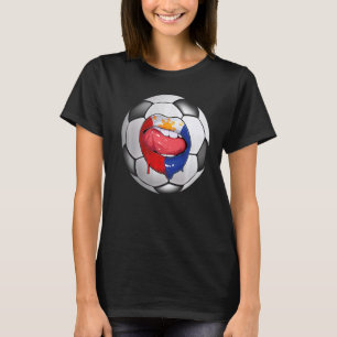Filippinerna Oceanen Fläkt Filipino Flagga Mouth T Shirt