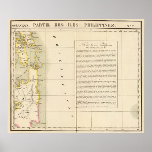 Filippinerna Oceanien nr 7 Poster (Framsidan)