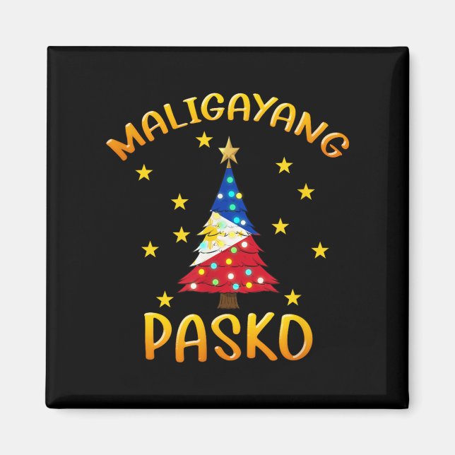 Filippinerna Pilipinas Filipino jul Parol Xma Magnet (Framsidan)