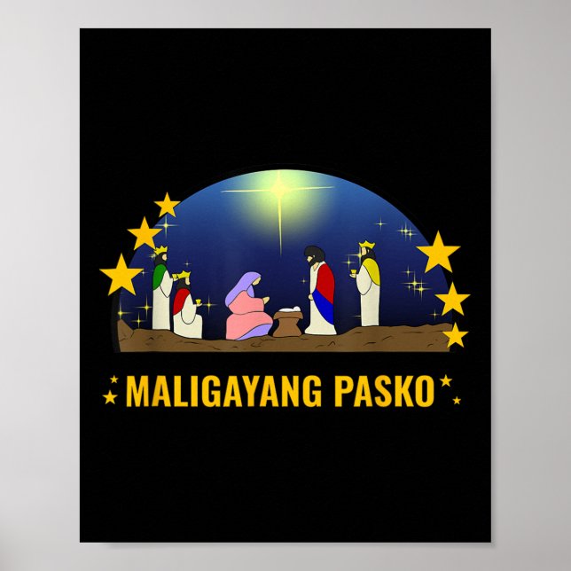 Filippinerna Pilipinas Filipino jul Parol Xma Poster (Framsidan)