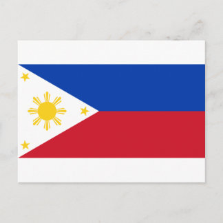 Filippinerna (Pilipinas)-flagga Vykort