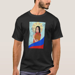 Filippinerna Pinay Filipina Filipiniana Stolt Kvin T Shirt