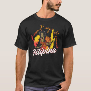 Filippinerna Pinay Filipina Pride Proud Flagga Bea T Shirt
