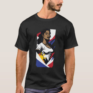 Filippinerna Pinay Filipina Pride Strong Proud Wom T Shirt