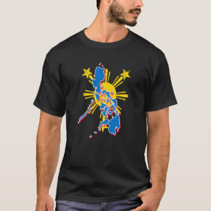 Filippinerna Pinay Filipino Pride Land Flagga Isla T Shirt