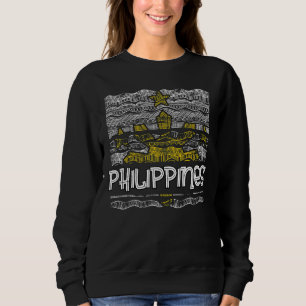 Filippinerna Pinay Filippinsk Stolthet Landsflagga T Shirt