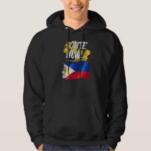 Filippinerna Proud Cute Now till My Filipino Filip Hoodie