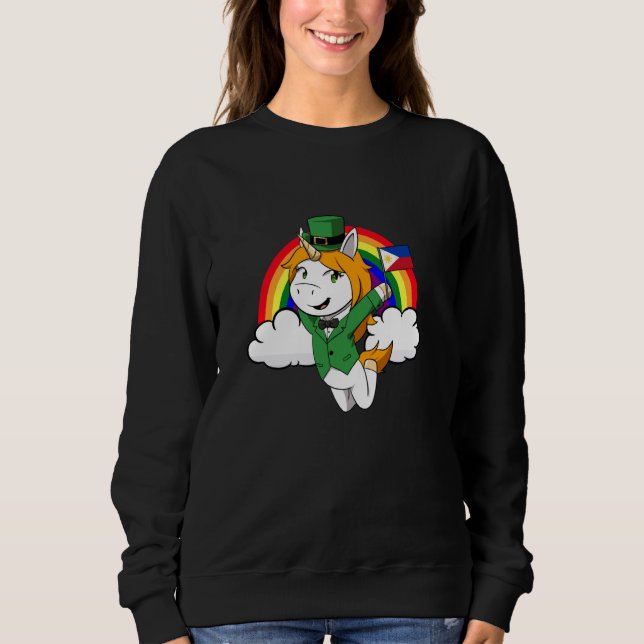 Filippinerna Proud Filipino Flagga St. Patricks Da T Shirt (Framsida)