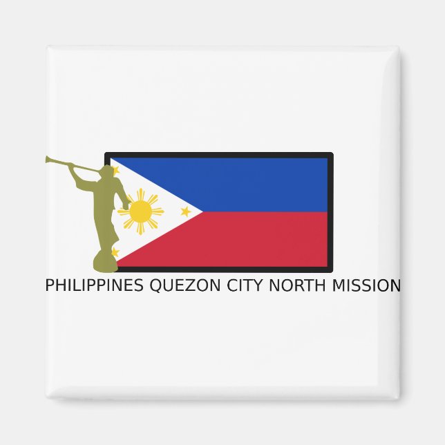 Filippinerna Quezon North City uppdrag zazzle Magnet (Framsidan)