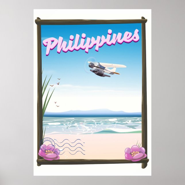 Filippinerna Resaaffisch Poster (Framsidan)