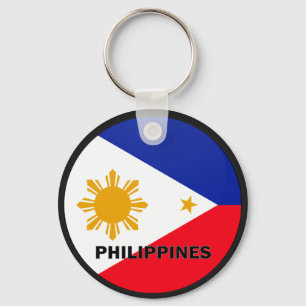 Filippinerna Roundel Quality Flagga Nyckelring