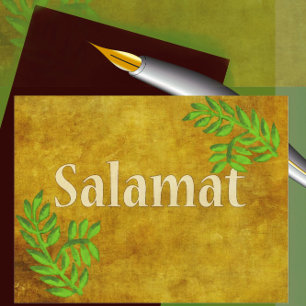 Filippinerna Salamat Tack Kort