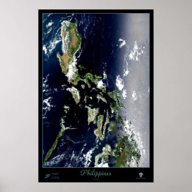 Filippinerna satellitposter poster (Framsidan)