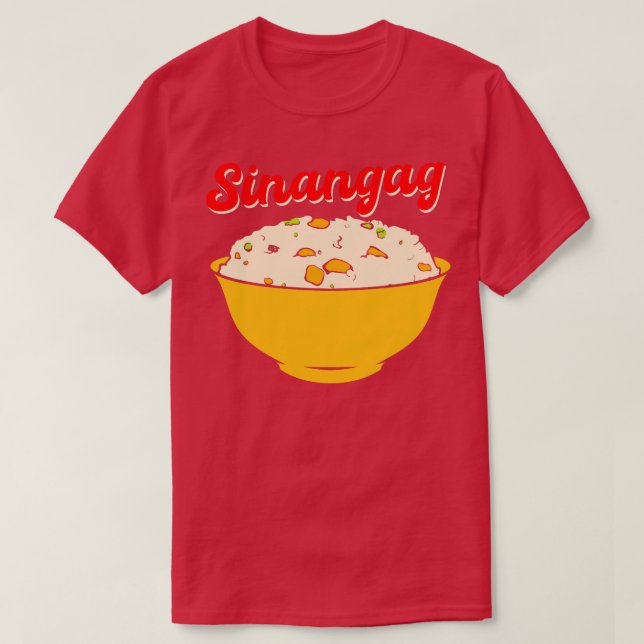Filippinerna Sinangag T Shirt (Design framsida)