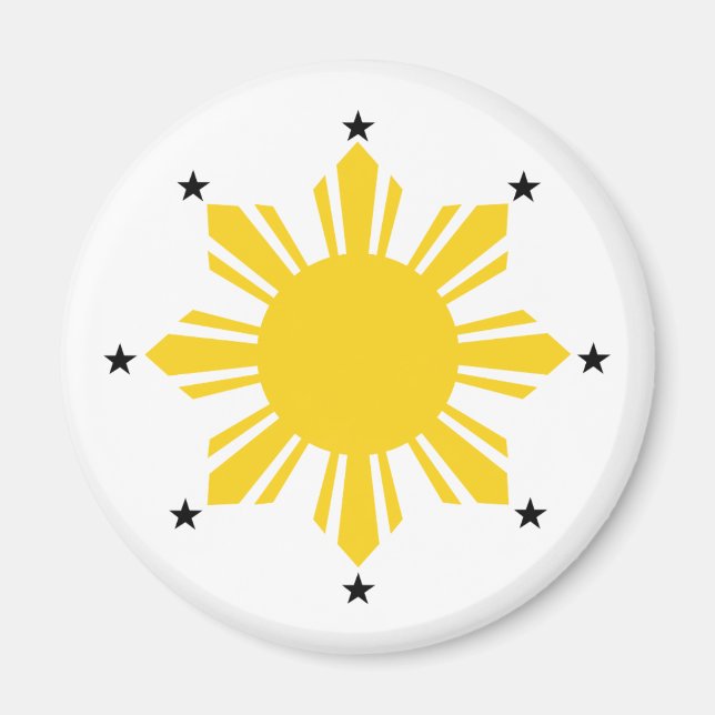 Filippinerna Sol | Filipino Sol | PI SOL Magnet (Framsidan)
