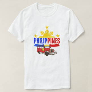 Filippinerna Sol | Jeepney | Filippinsk T-Shirt