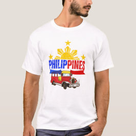 Filippinerna Sol | Jeepney | Filippinsk T-Shirt