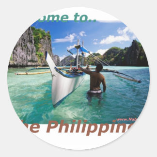 Filippinerna Souvenir and Novelty Store Runt Klistermärke