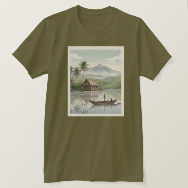 Filippinerna Tröja Banaue Risterrasser Mayon (Design framsida)