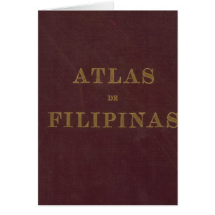 Filippinernas atlas hälsningskort