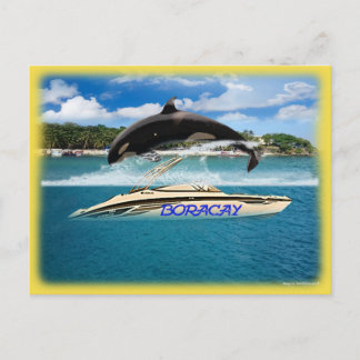 Filippinernas Beach Whale Vykort