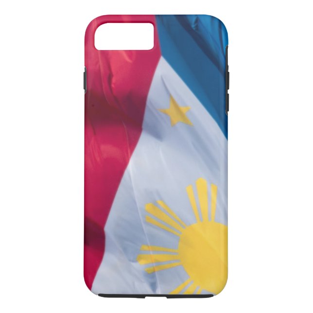 Filippinernas Flagga Case-Mate iPhone Skal (Baksida)