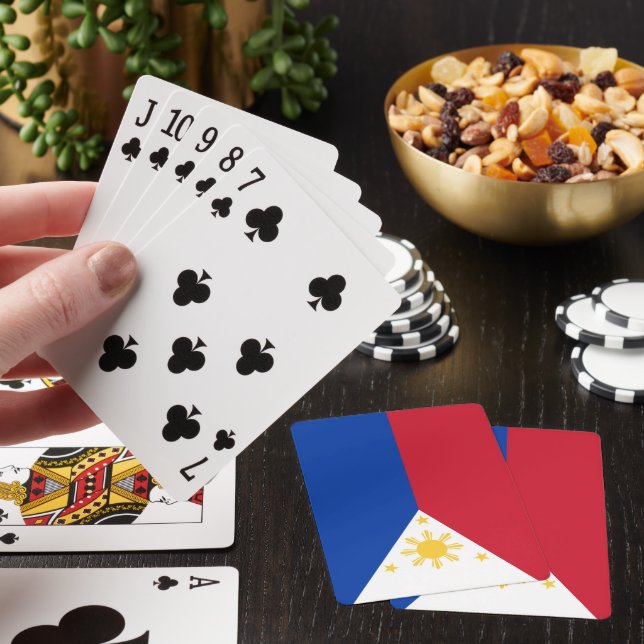 Filippinernas flagga casinokort (På plats)