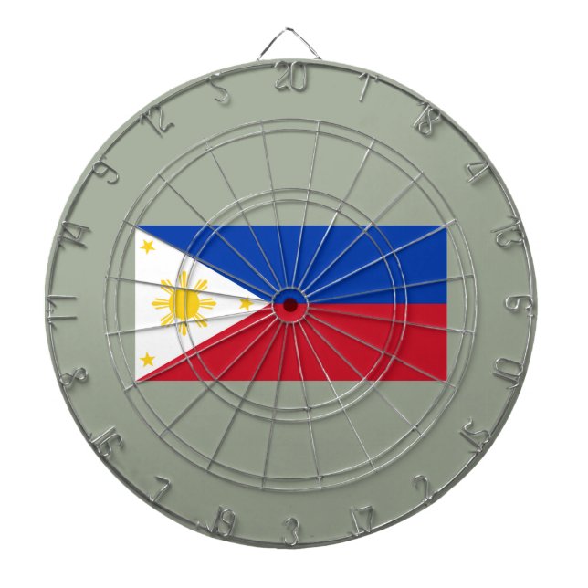 Filippinernas flagga darttavla (Framsidan)
