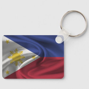 Filippinernas Flagga Keychain Nyckelring
