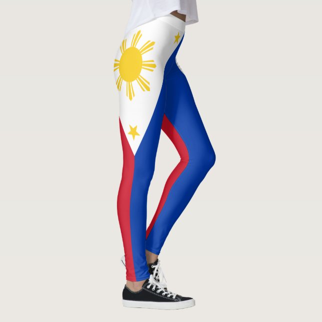 Filippinernas flagga leggings (Höger)