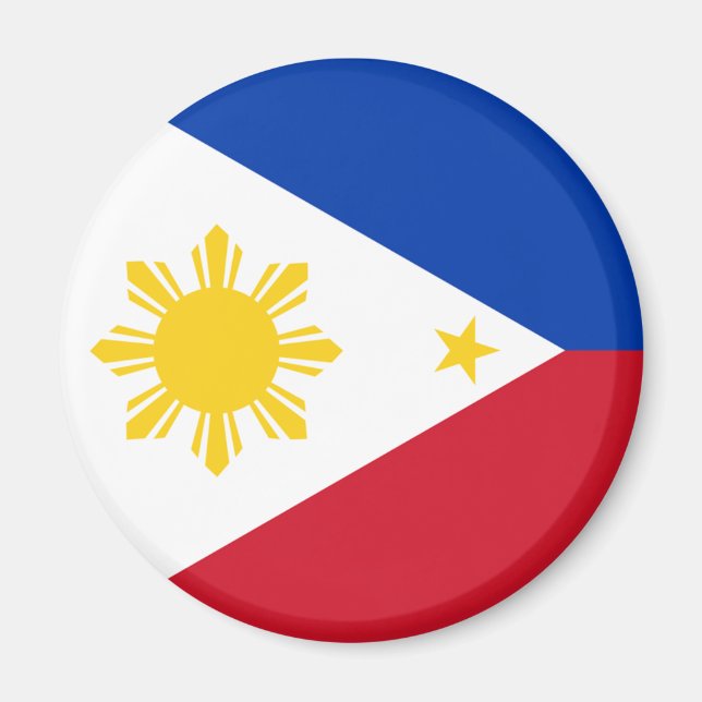 Filippinernas flagga magnet (Framsidan)