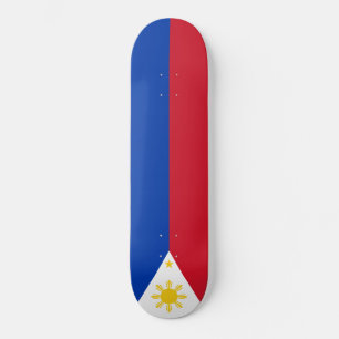 Filippinernas flagga mini skateboard bräda 18,5 cm
