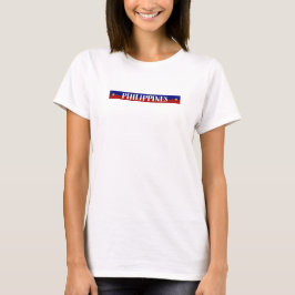 Filippinernas Flagga - minimal design T Shirt