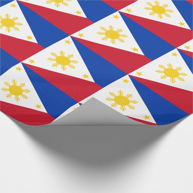 Filippinernas flagga presentpapper (Hörn)