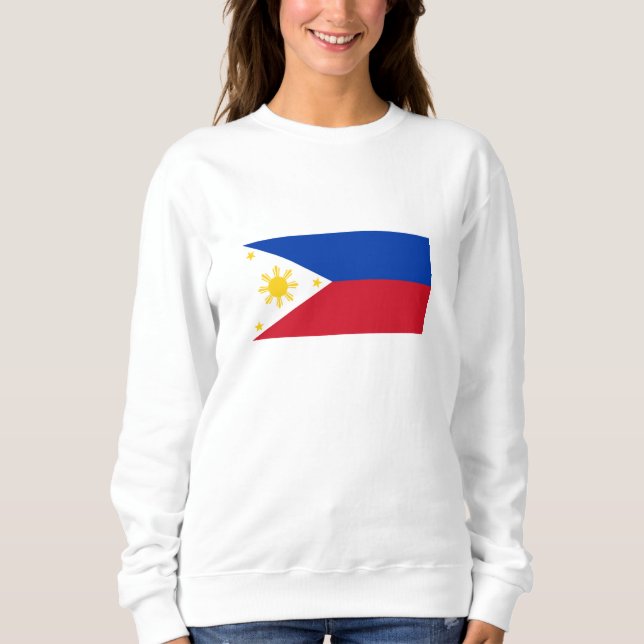Filippinernas flagga t shirt (Framsida)