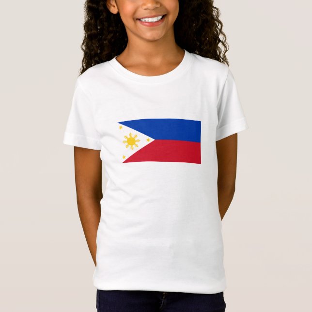 Filippinernas flagga t shirt (Framsida)
