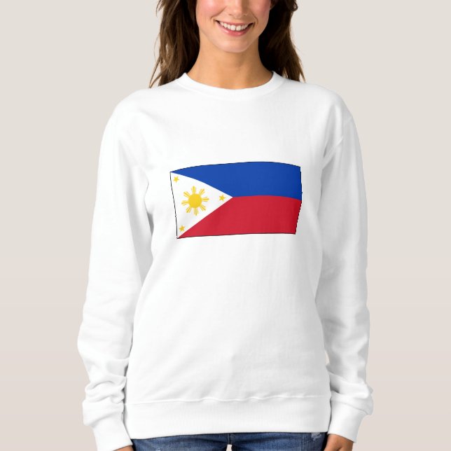 Filippinernas flagga t shirt (Framsida)