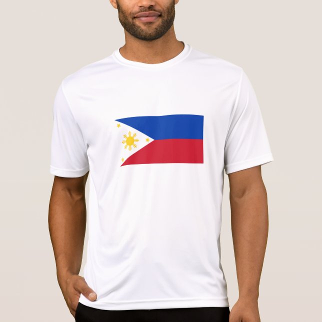 Filippinernas flagga t shirt (Framsida)
