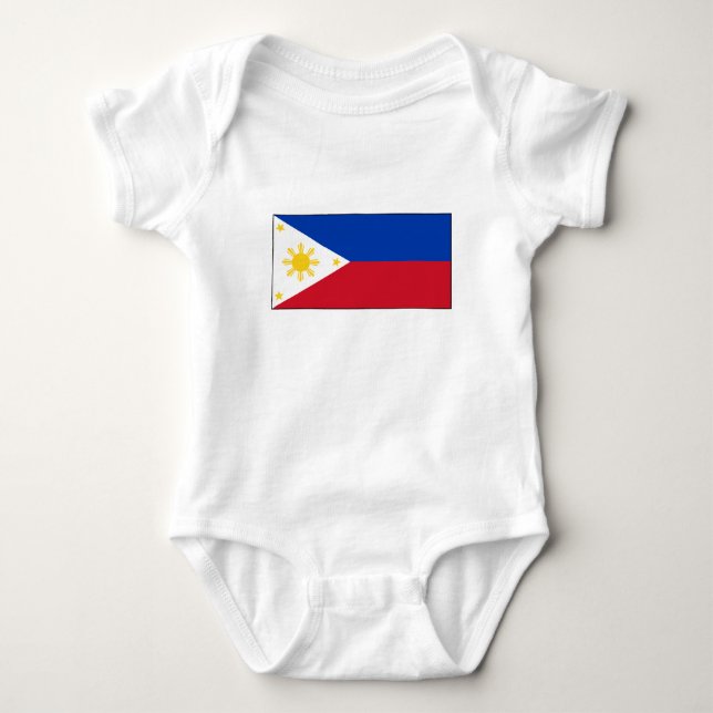 Filippinernas flagga t shirt (Framsida)