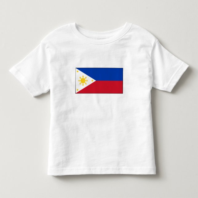 Filippinernas flagga t shirt (Framsida)