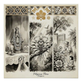 Filippinernas Flora- Sampaguita · Waling-Waling · Perfect Poster