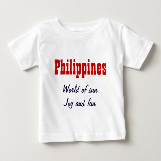 Filippinernas slogan t-shirts (Framsida)