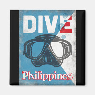 Filippinernas Vintage Dyka Mask Magnet