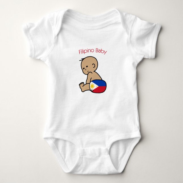 Filippinsk baby t shirt (Framsida)
