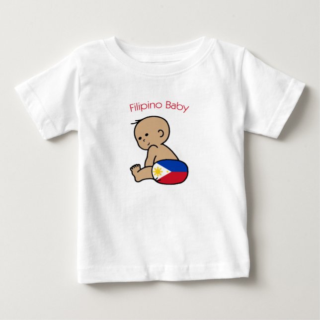 Filippinsk baby t-shirt (Framsida)