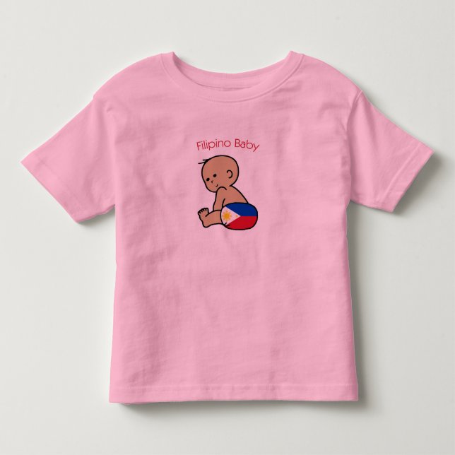 Filippinsk baby t-shirt (Framsida)