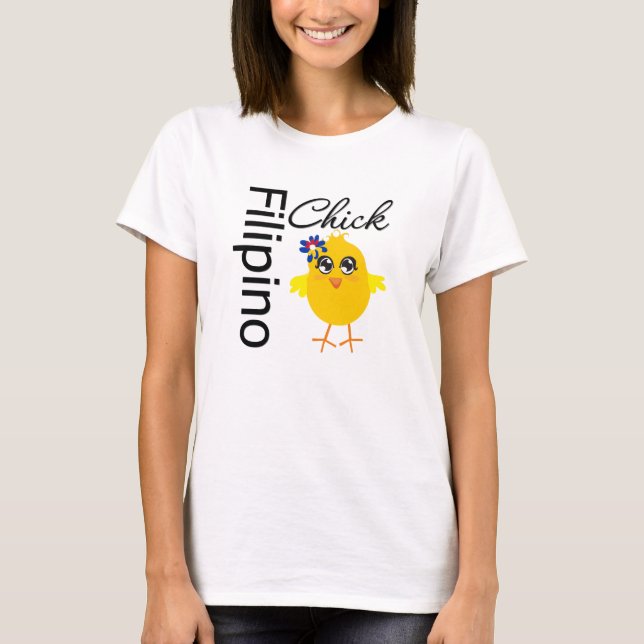 Filippinsk chick t shirt (Framsida)