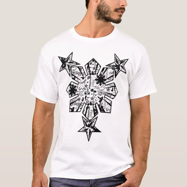 Filippinsk Collage T Shirt (Framsida)
