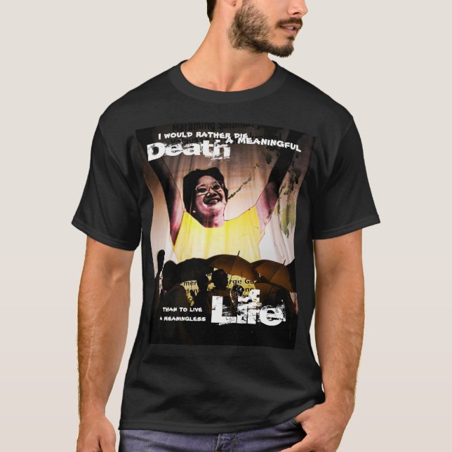 Filippinsk enhet Cory Aquino Tee Shirt (Framsida)